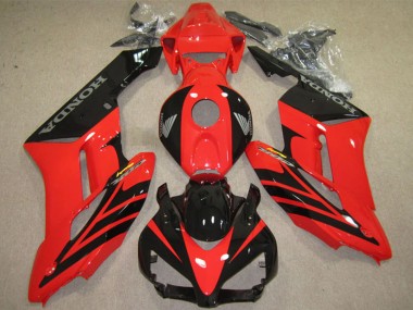 Preisgünstige Honda CBR1000RR Motorrad Verkleidung 2004-2005 - Rot Glanzendes Schwarz Fireblade