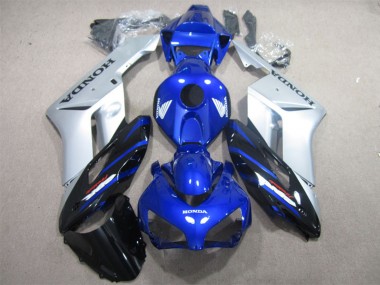 Preisgünstige Honda CBR1000RR Motorrad Verkleidung 2004-2005 - Silber Blau Glanzendes Schwarz