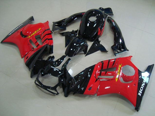Preisgünstige Honda CBR600 F3 Motorrad Verkleidung Kit 1995-1996 - Rot Glanzendes Schwarz