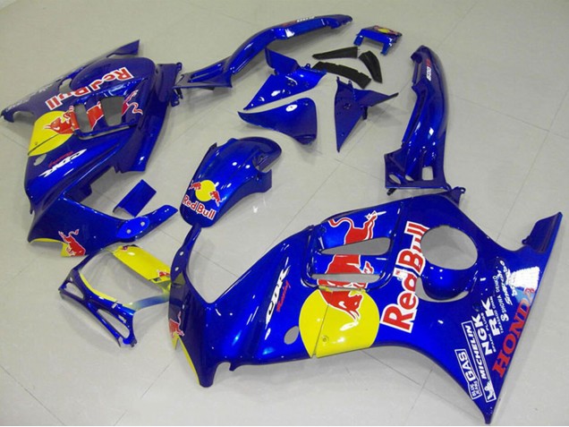 Preisgünstige Honda CBR600 F3 Motorrad Verkleidung 1995-1996 - Blau Gelb Red Bull