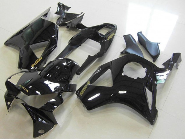 Preisgünstige Honda CBR900RR 954 Motorrad Verkleidung 2002-2003 - Glanzendes Schwarz Gold Aufkleber