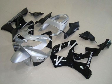 Preisgünstige Honda CBR900RR 929 Motorrad Verkleidung 2000-2001 - Silber Glanzendes Schwarz