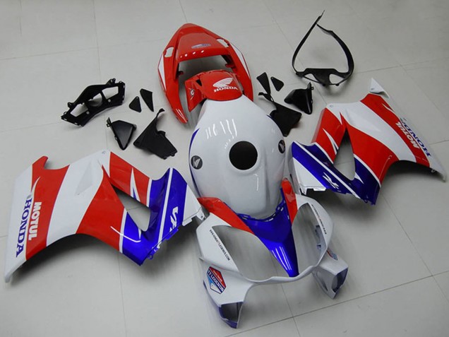 Preisgünstige Honda VFR 800 Motorrad Verkleidung 2002-2013 - Weiss Rot Blau