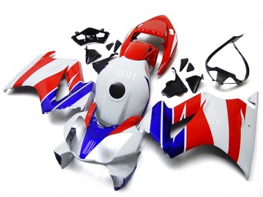 Preisgünstige Honda VFR800 Motorrad Verkleidung 2002-2013 - Weiss Rot Blau Kein Aufkleber