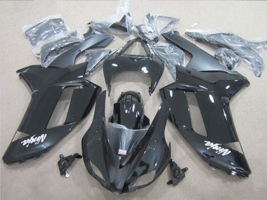 Preisgünstige Kawasaki ZX6R Motorrad Verkleidung 2007-2008 - Schwarz Ninja