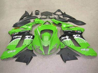 Preisgünstige Kawasaki ZX6R Motorrad Verkleidung 2007-2008 - Grun Touch4 4