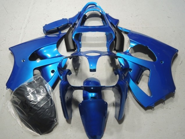 Preisgünstige Kawasaki ZX6R Motorrad Verkleidung 2000-2002 - Blau