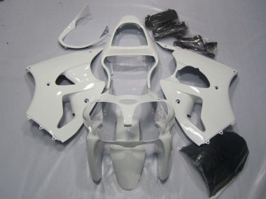 Preisgünstige Kawasaki ZX6R Motorrad Verkleidung 2000-2002 - Weiss