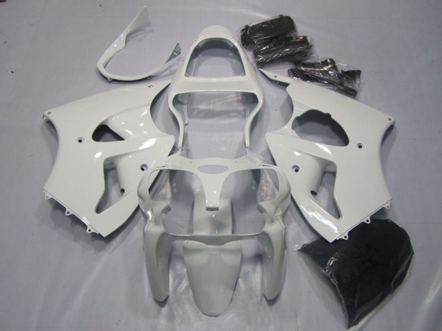 Preisgünstige Kawasaki ZX6R Motorrad Verkleidung 2000-2002 - Weiss
