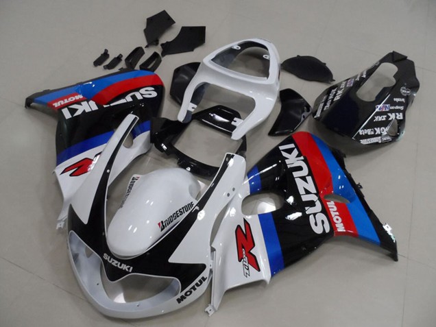 Preisgünstige Suzuki TL1000R Motorrad Verkleidung 1998-2003 - Weiss Rot Blau Schwarz Motul