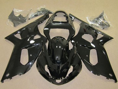 Preisgünstige Suzuki GSXR 600 Motorrad Verkleidung 2001-2003 - Glanzendes Schwarz