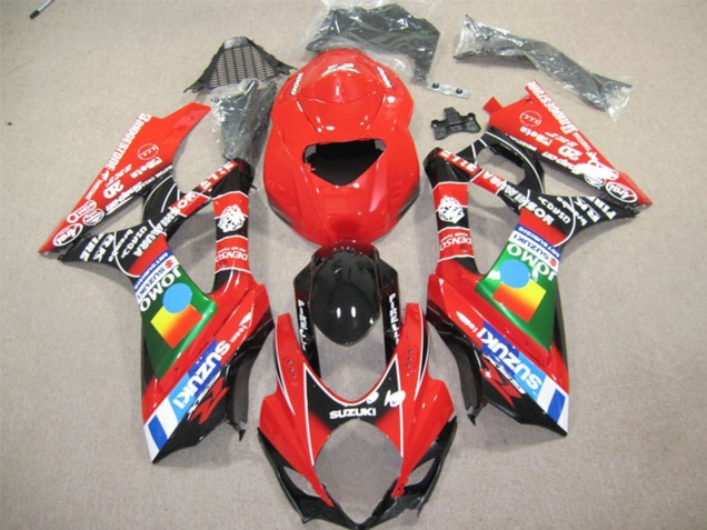 Preisgünstige Suzuki GSXR 600 Motorrad Verkleidung 2004-2005 - Rot Blau Grun Schwarz JOMO