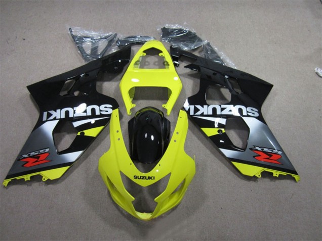 Preisgünstige Suzuki GSXR 600 Motorrad Verkleidung 2004-2005 - Gelb Silber Schwarz Rot