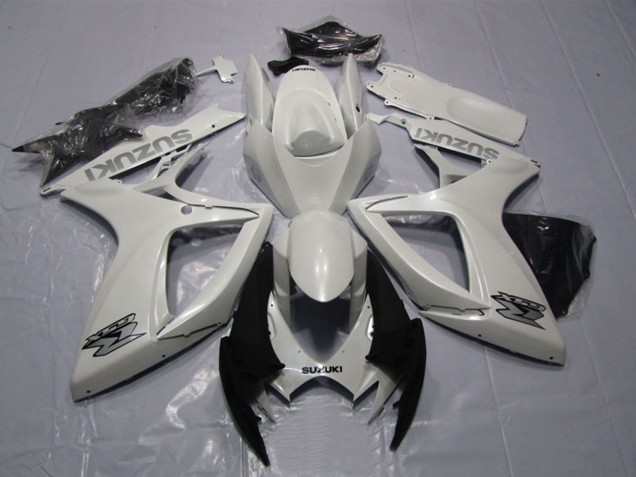 Preisgünstige Suzuki GSXR 600 Motorrad Verkleidung 2006-2007 - Weiss