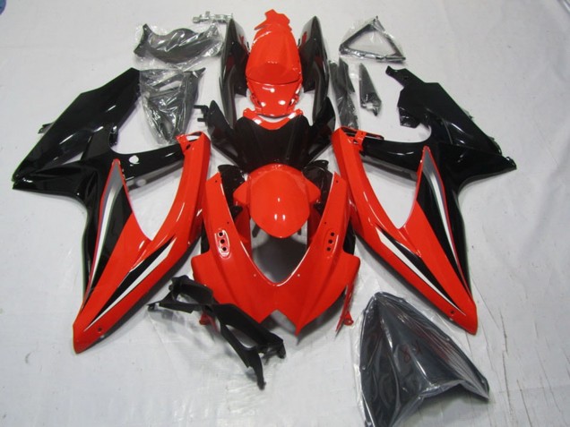 Preisgünstige Suzuki GSXR 600 Motorrad Verkleidung 2008-2010 - Rot Schwarz