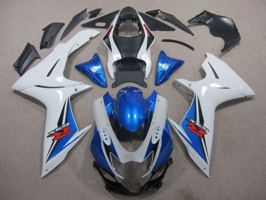 Preisgünstige Suzuki GSXR 600 Motorrad Verkleidung 2011-2024 - Weiss Blau Schwarz Rot