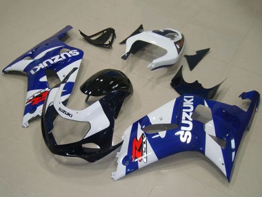 Preisgünstige Suzuki GSXR 750 Motorrad Verkleidung 2001-2003 - Blau Weiss