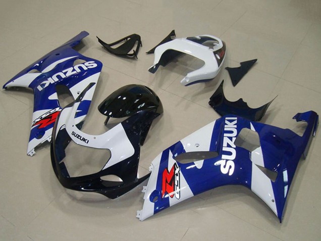 Preisgünstige Suzuki GSXR 750 Motorrad Verkleidung 2001-2003 - Blau Weiss