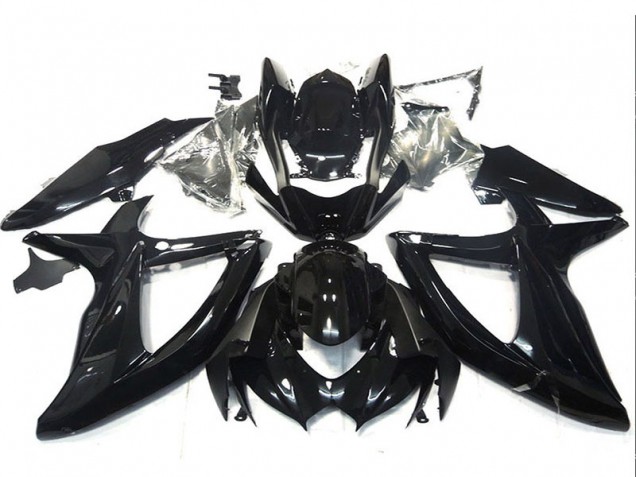 Preisgünstige Suzuki GSXR 750 Motorrad Verkleidung 2008-2010 - Glanzendes Schwarz