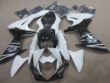 Preisgünstige Suzuki GSXR 750 Motorrad Verkleidung 2011-2024 - Weiss Schwarz