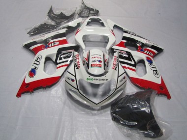 Preisgünstige Suzuki GSXR 1000 Motorrad Verkleidung 2000-2002 - Weiss Rot Schwarz Rizoma Playboy