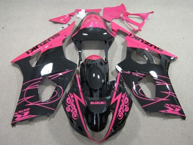 Preisgünstige Suzuki GSXR 1000 Motorrad Verkleidung 2003-2004 - Rosa Schwarz