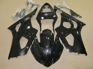 Preisgünstige Suzuki GSXR 1000 Abs Motorrad Verkleidungen 2003-2004 - Glanzendes Schwarz