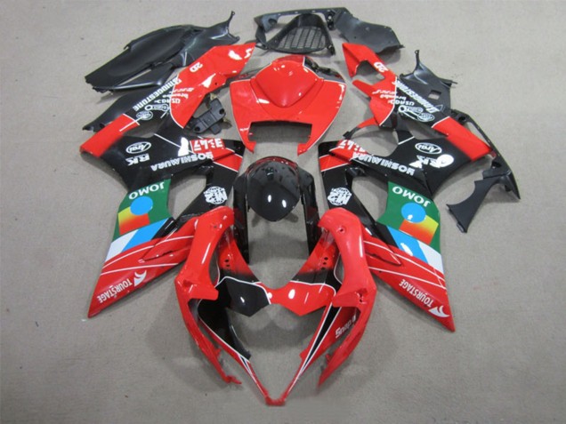 Preisgünstige Suzuki GSXR 1000 Motorrad Verkleidung 2005-2006 - Rot Schwarz Blau Weiss Grun