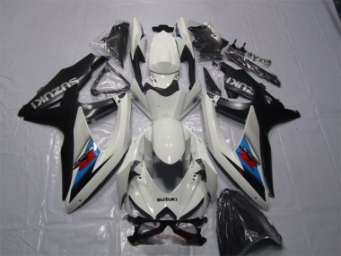 Preisgünstige Suzuki GSXR 1000 Motorrad Verkleidung Kit 2007-2008 - Weiss Blau Schwarz Rot