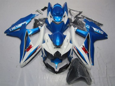 Preisgünstige Suzuki GSXR 1000 Motorrad Verkleidung 2007-2008 - Weiss Blau Rot