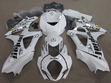 Preisgünstige Suzuki GSXR 1000 Motorrad Verkleidung 2007-2008 - Weiss Schwarz Jordan