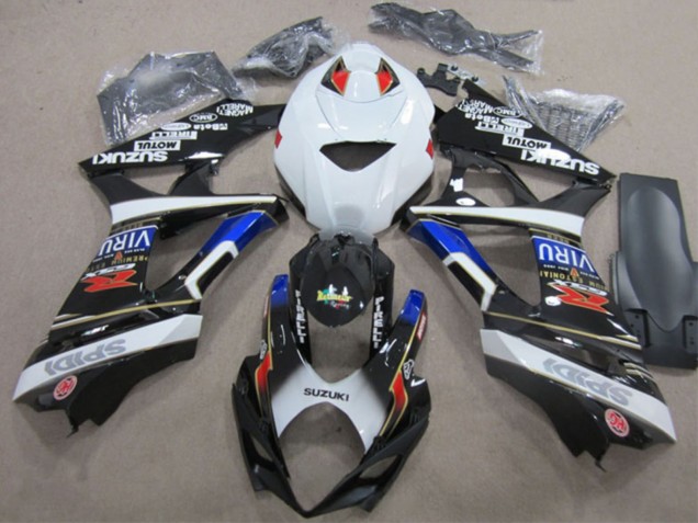 Preisgünstige Suzuki GSXR 1000 Motorrad Verkleidung 2007-2008 - Weiss Blau Rot Schwarz