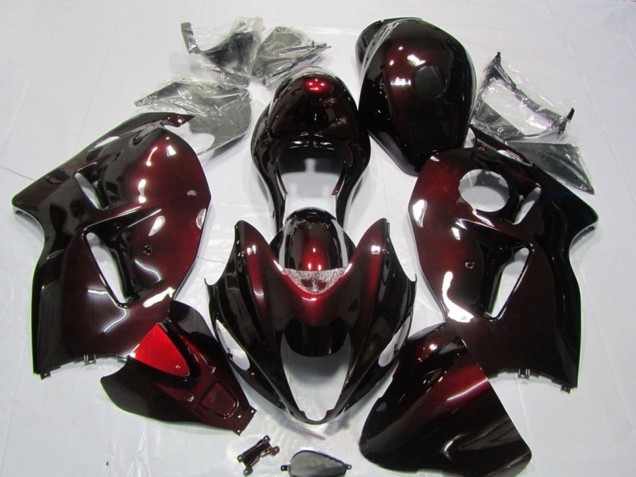 Preisgünstige Suzuki GSXR 1300 Hayabusa Motorrad Verkleidung Kit 1996-2007 - Rot Schwarz