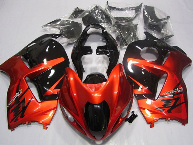 Preisgünstige Suzuki GSXR 1300 Hayabusa Motorrad Verkleidung 1996-2007 - Orange Schwarz