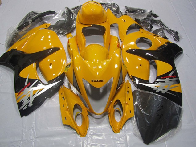 Preisgünstige Suzuki GSXR 1300 Hayabusa Motorrad Verkleidung 2008-2020 - Gelb Schwarz