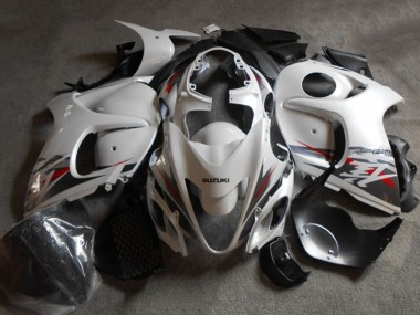 Preisgünstige Suzuki GSXR 1300 Hayabusa Motorrad Verkleidung 2008-2020 - Weiss Schwarz