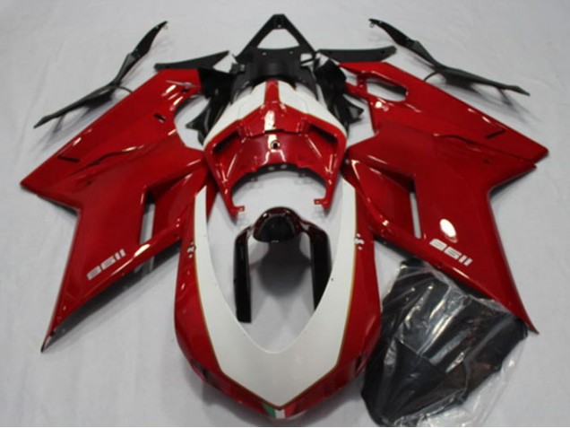 Preisgünstige Ducati 1198 Motorrad Verkleidung 2007-2014 - Rot
