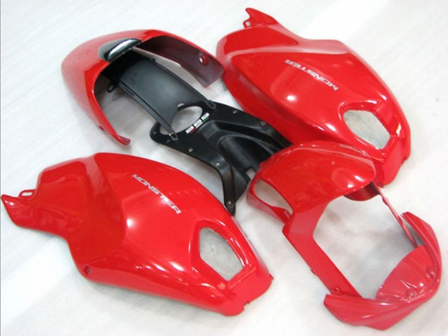 Preisgünstige Ducati Monster 696 Motorrad Verkleidung 2008-2012 - Rot Monster