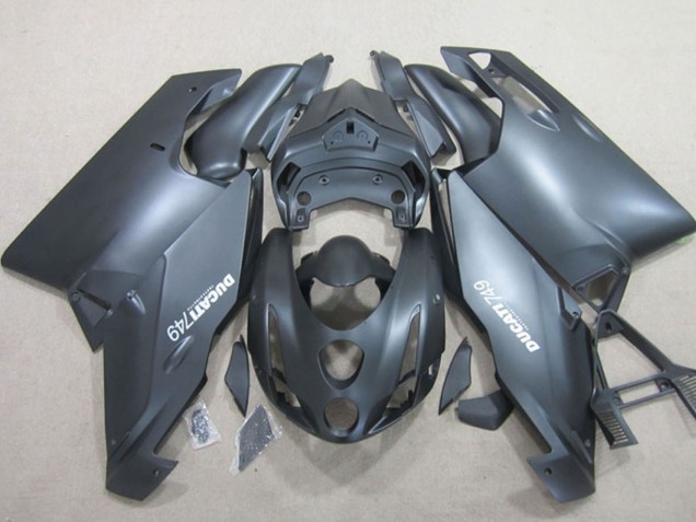 Preisgünstige Ducati 749 Motorrad Verkleidung 2003-2004 - Matt Schwarz