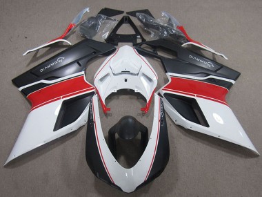 Preisgünstige Ducati 848 1098 1198 Motorrad Verkleidung 2007-2014 - Weiss Rot Matt Schwarz Marvic