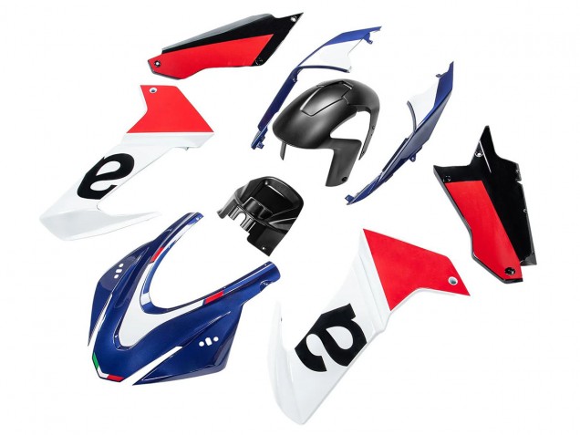 Preisgünstige Aprilia RS660 Motorrad Verkleidung 2020-2024 - Weiss Blau Rot