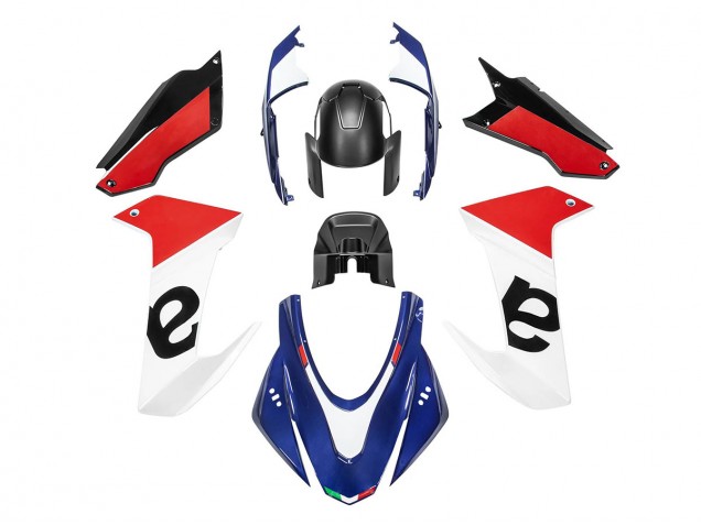 Preisgünstige Aprilia RS660 Motorrad Verkleidung 2020-2024 - Weiss Blau Rot
