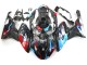 Preisgünstige BMW S1000RR Motorrad Verkleidung 2015-2016 - Blau Rot Carbonfaser