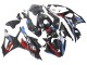 Preisgünstige BMW S1000RR Motorrad Verkleidung 2023-2024 - Blau Rot Carbonfaser