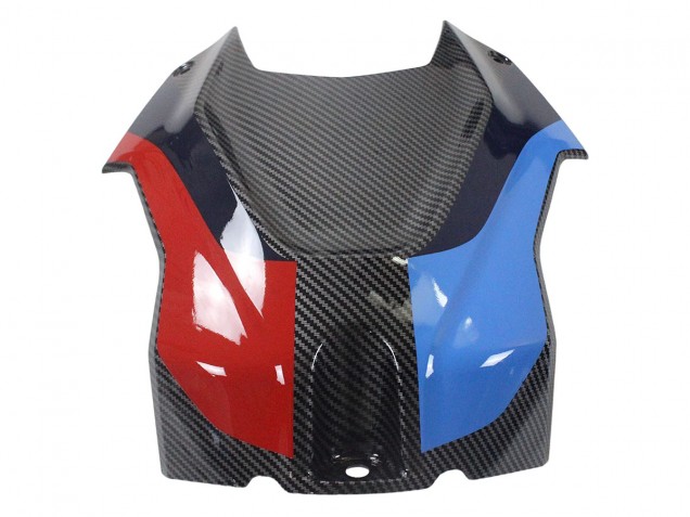 Preisgünstige BMW S1000RR Motorrad Verkleidung 2023-2024 - Blau Rot Carbonfaser