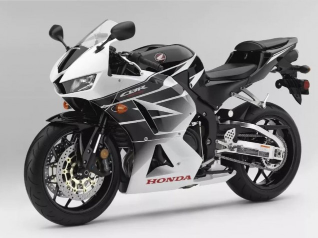 Preisgünstige Honda CBR600RR Motorrad Verkleidung 2013-2023 - Weiss Schwarz