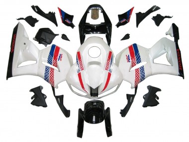 Preisgünstige Honda CBR600RR Motorrad Verkleidung Kit 2013-2023 - Weiss Rot Blau