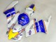 Preisgünstige Honda CBR1000RR Motorrad Verkleidung 2004-2005 - Weiss Blau Gelb Rothmans