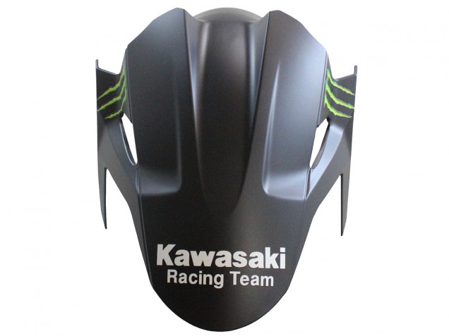 Preisgünstige Kawasaki EX400 Motorrad Verkleidung 2018-2024 - Matt Schwarz Grun Monster Showr Schnee