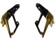 Preisgünstige Kawasaki EX400 Motorrad Verkleidung 2018-2024 - Gold Glanzendes Schwarz